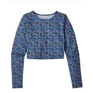 Patagonia cropped swell seeker rash guard small